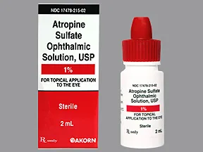 atropine 1 % eye drops