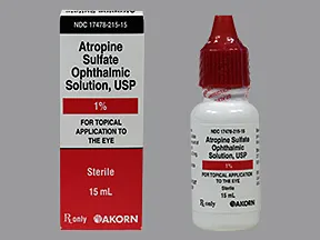 atropine 1 % eye drops