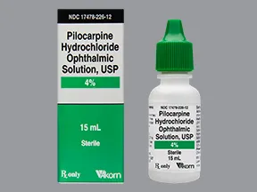 pilocarpine 4 % eye drops