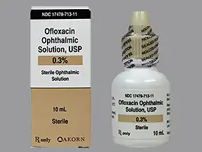 can you put ofloxacin opthalmic solution in your dogs eye