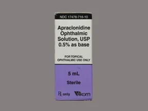 apraclonidine 0.5 % eye drops