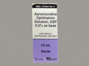 apraclonidine 0.5 % eye drops