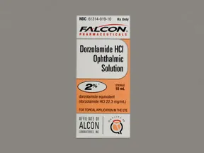 dorzolamide 2 % eye drops