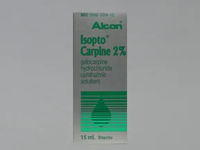 Isopto Carpine 2 % eye drops