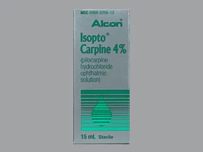 Isopto Carpine 4 % eye drops