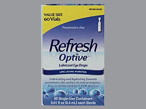 Refresh Optive Sensitive (PF) 0.5 %-0.9 % eye drops in a dropperette