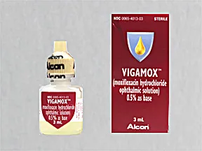 Vigamox 0.5 % eye drops