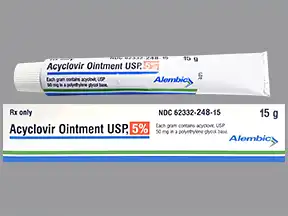 Cost for acyclovir cream