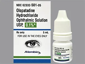 olopatadine 0.1 % eye drops