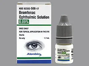 bromfenac 0.09 % eye drops