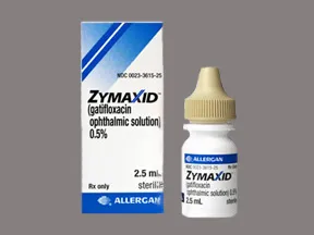 Zymaxid 0.5 % eye drops