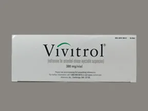 Vivitrol 380 mg intramuscular suspension,extended release