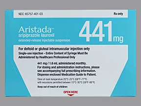 Aristada 441 mg/1.6 mL suspension, extend.rel. IM syringe