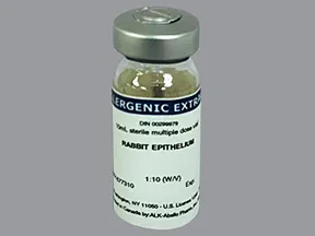 allergenic extract-rabbit epithelium 1:10 injection solution