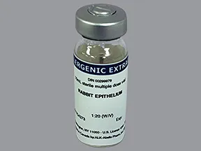 allergenic extract-rabbit epithelium 1:20 injection solution