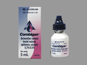 Combigan 0.2 %-0.5 % eye drops