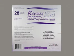 Rowasa rectal suspension enema 4 gram/60 mL