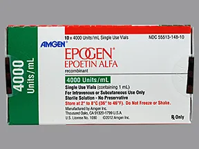 Epogen 4,000 unit/mL injection solution