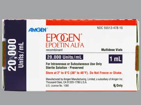 Epogen 20,000 unit/mL injection solution