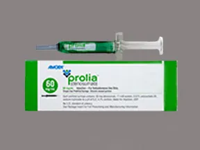Prolia 60 mg/mL subcutaneous syringe