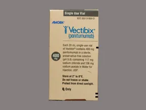 Vectibix 400 mg/20 mL (20 mg/mL) intravenous solution