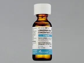 lorazepam oral concentrate high