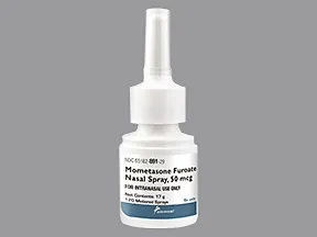 mometasone 50 mcg/actuation nasal spray