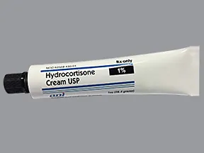 hydrocortisone 1 % topical cream with perineal applicator
