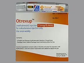 Otrexup (PF) 15 mg/0.4 mL subcutaneous auto-injector