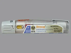 Otrexup (PF) 22.5 mg/0.4 mL subcutaneous auto-injector