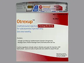 Otrexup (PF) 25 mg/0.4 mL subcutaneous auto-injector