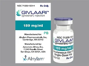 Givlaari 189 mg/mL subcutaneous solution