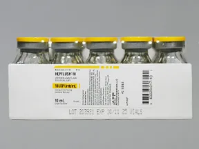 Hep Flush-10 (PF) 10 unit/mL intravenous solution