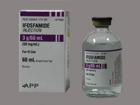 ifosfamide 3 gram/60 mL intravenous solution