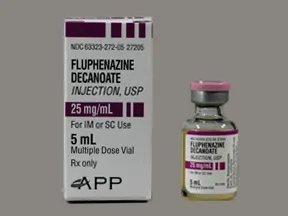 fluphenazine decanoate 25 mg/mL injection solution