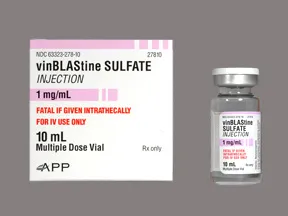 vinblastine 1 mg/mL intravenous solution