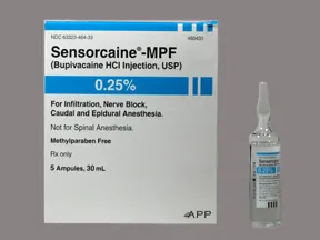 Sensorcaine-MPF 0.25 % (2.5 mg/mL) injection solution