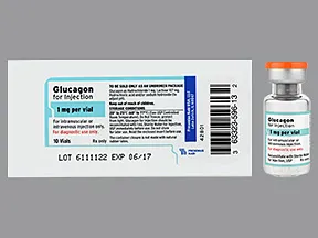 glucagon HCl 1 mg/mL solution for injection