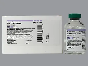 acetylcysteine 100 mg/mL (10 %) solution