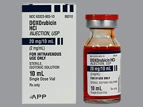 doxorubicin 20 mg/10 mL intravenous solution