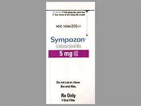 Sympazan 5 mg oral film
