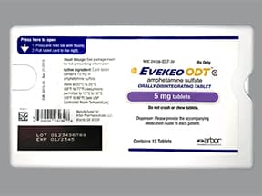 Evekeo ODT 5 mg disintegrating tablet