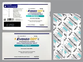 Evekeo ODT 15 mg disintegrating tablet