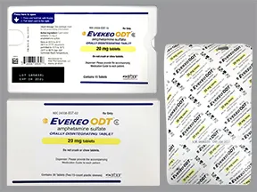 Evekeo ODT 20 mg disintegrating tablet