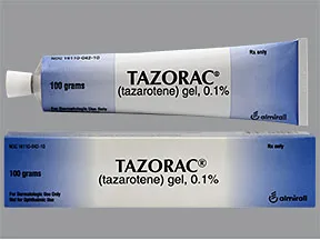 Tazorac 0.1 % topical gel