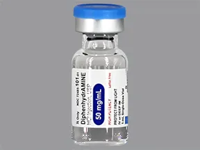 diphenhydramine 50 mg/mL injection solution