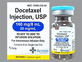 docetaxel 160 mg/8 mL (20 mg/mL) intravenous solution