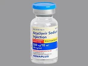 inj acyclovir 500 mg uses