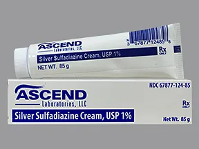 silver sulfadiazine 1 % topical cream
