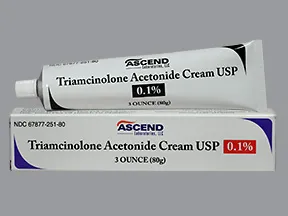 triamcinolone acetonide 0.1 % topical cream